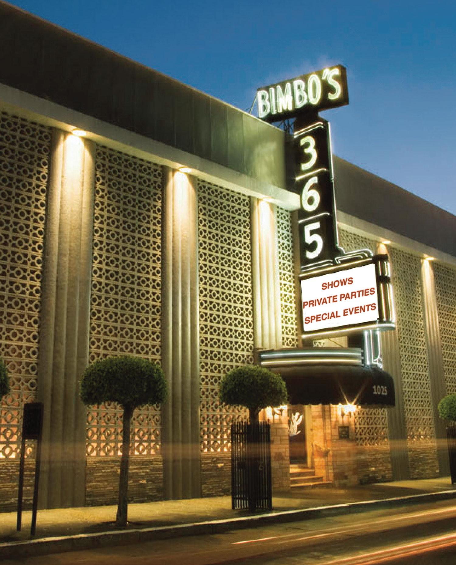 Bimbo's 365 Club