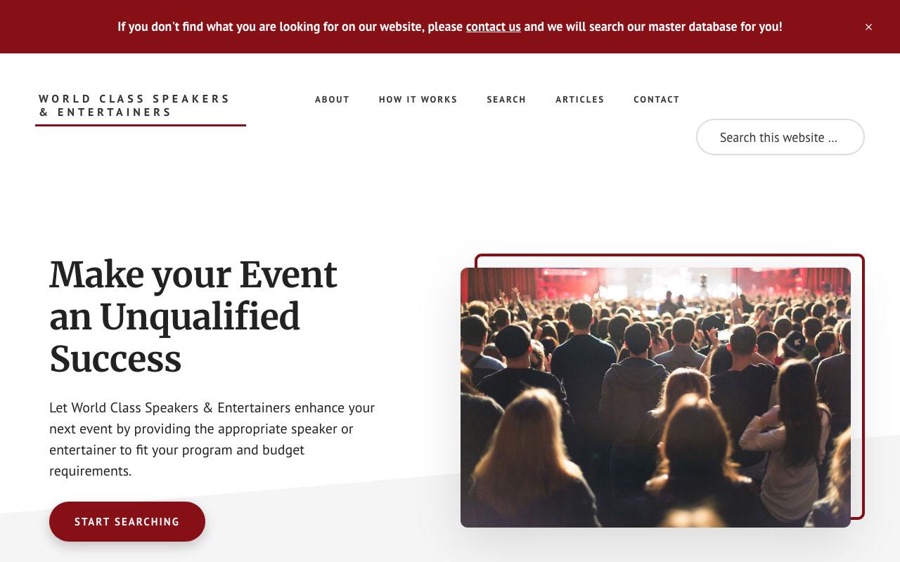 World Class Speakers & Entertainers
